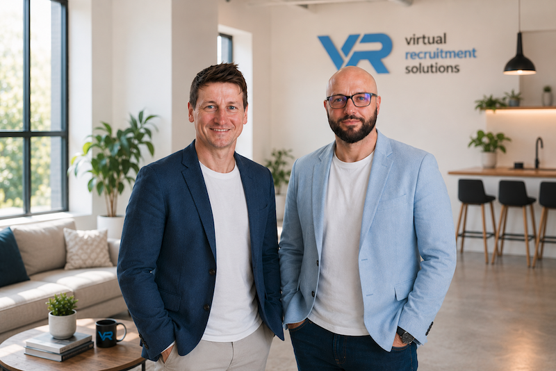 Niki Leiman and Jarrod Ross, Co-Founders of Virtual Recruitment Solutions
